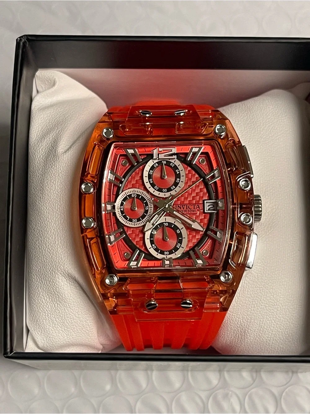Invicta S1 Rally Men's Watch - 42mm, Red & Silver,new.
